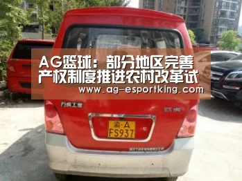 AG篮球:部分地区完善产权制度推进农村改革试点观察(图1) AG赛事